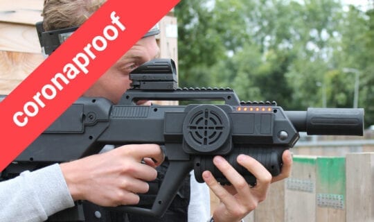 Coronaproof uitje lasergamen amsterdam