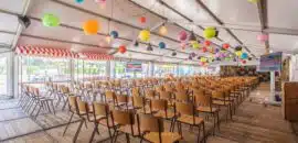 Beachclub in Amsterdam, Loods 6 Vergadering, teambuilding, training, verjaardag of bedrijfsfeest