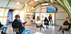 Meeting in Loods 6 op 1,5 meter afstand