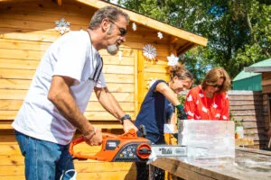 beeldhouwen ijs sculptuur workshop amsterdam