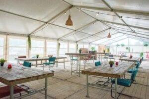 beachclub huren meeting 1,5 meter