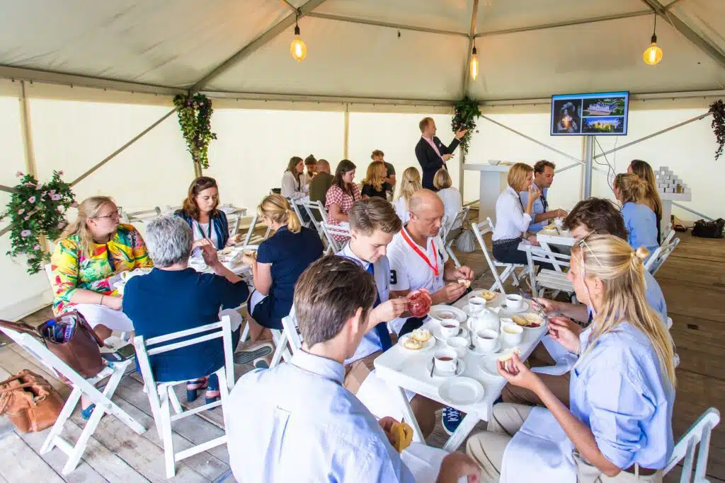 Vergaderen Amsterdam lunch en diner ronde tent