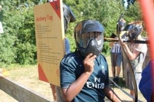 Klassenuitje archery tag