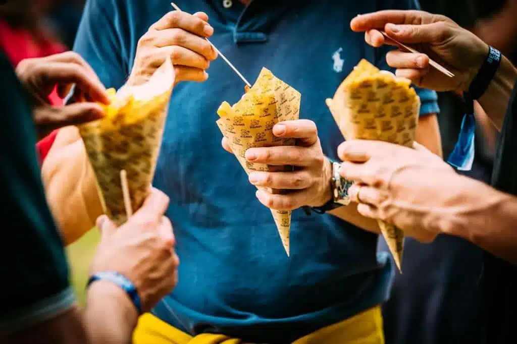 Puntzak friet Evenement Amsterdam