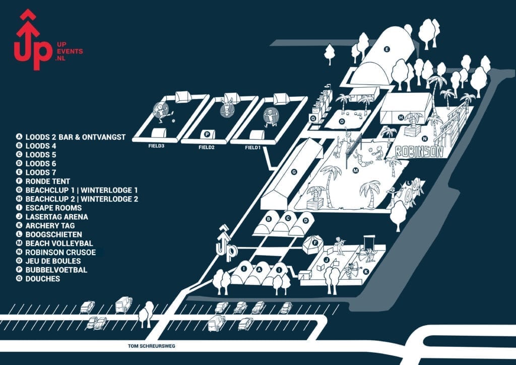 Plattegrond UP Events