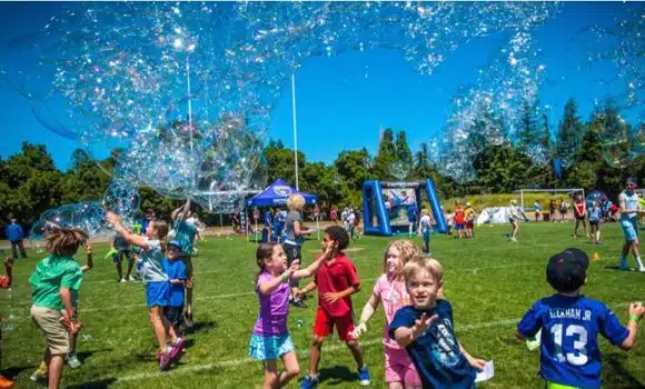 Speelhoek voor kinderen evenement Amsterdam