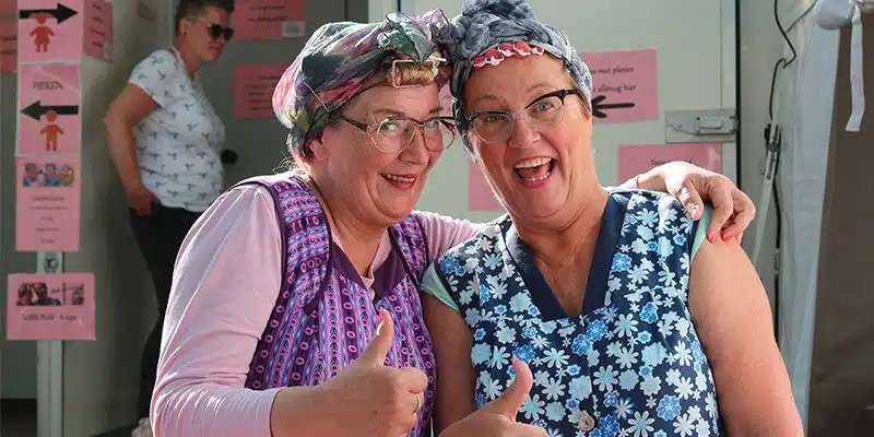 Toiletdame Act Bedrijfsevenement Amsterdam