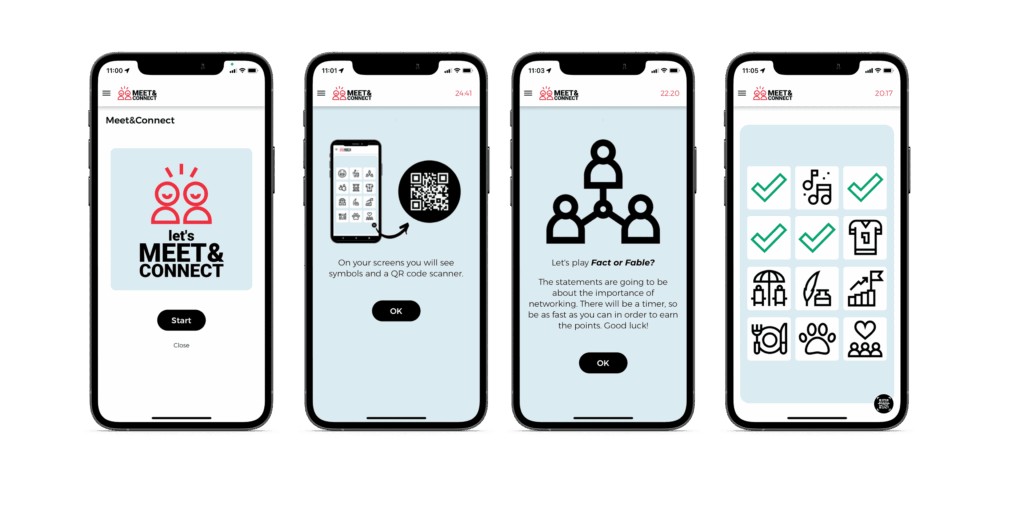Meet and Connect game Up events