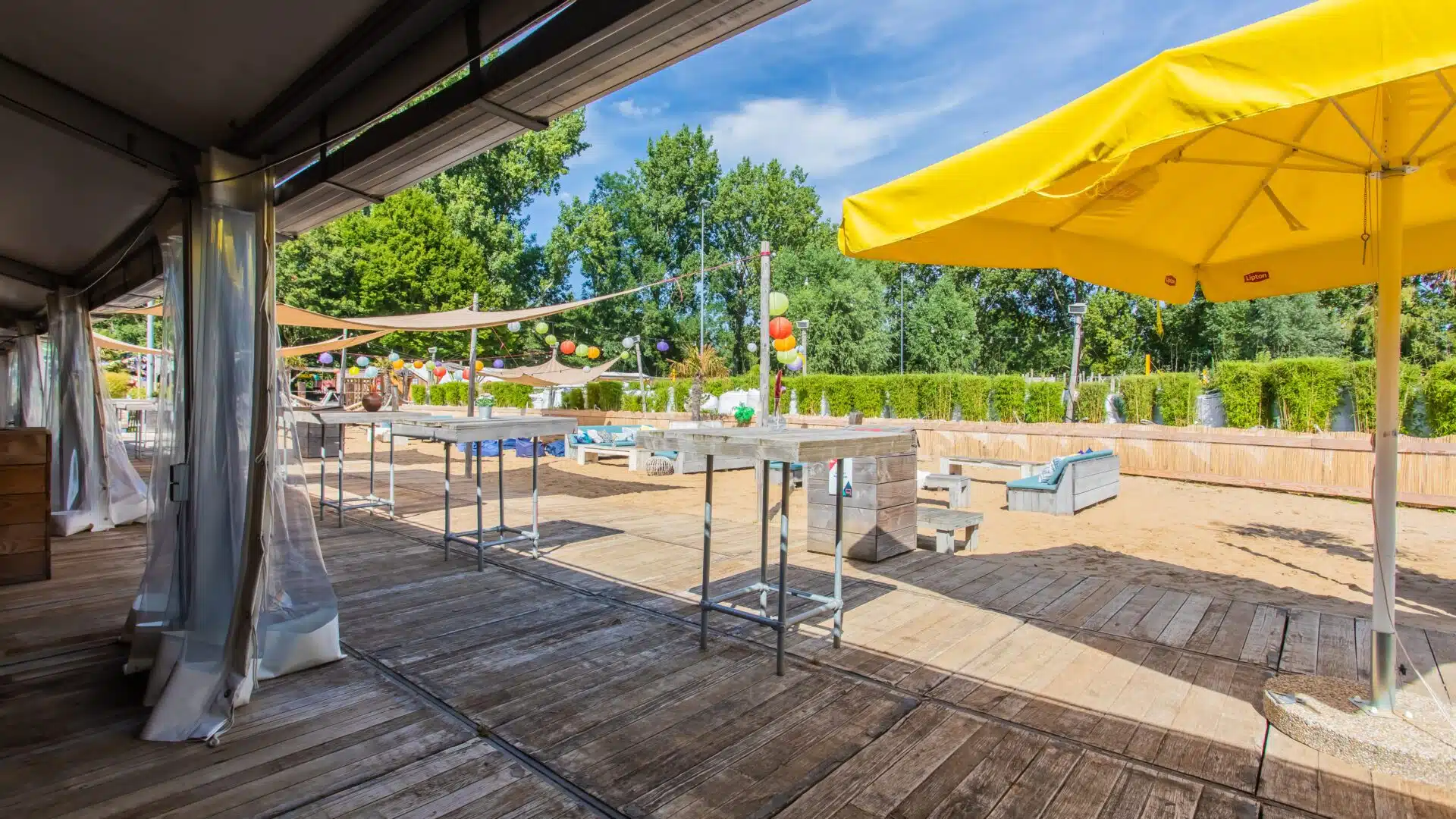 Beach club 1 outside UP Events