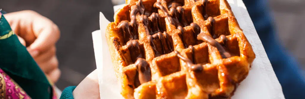 Belgische wafelkraam