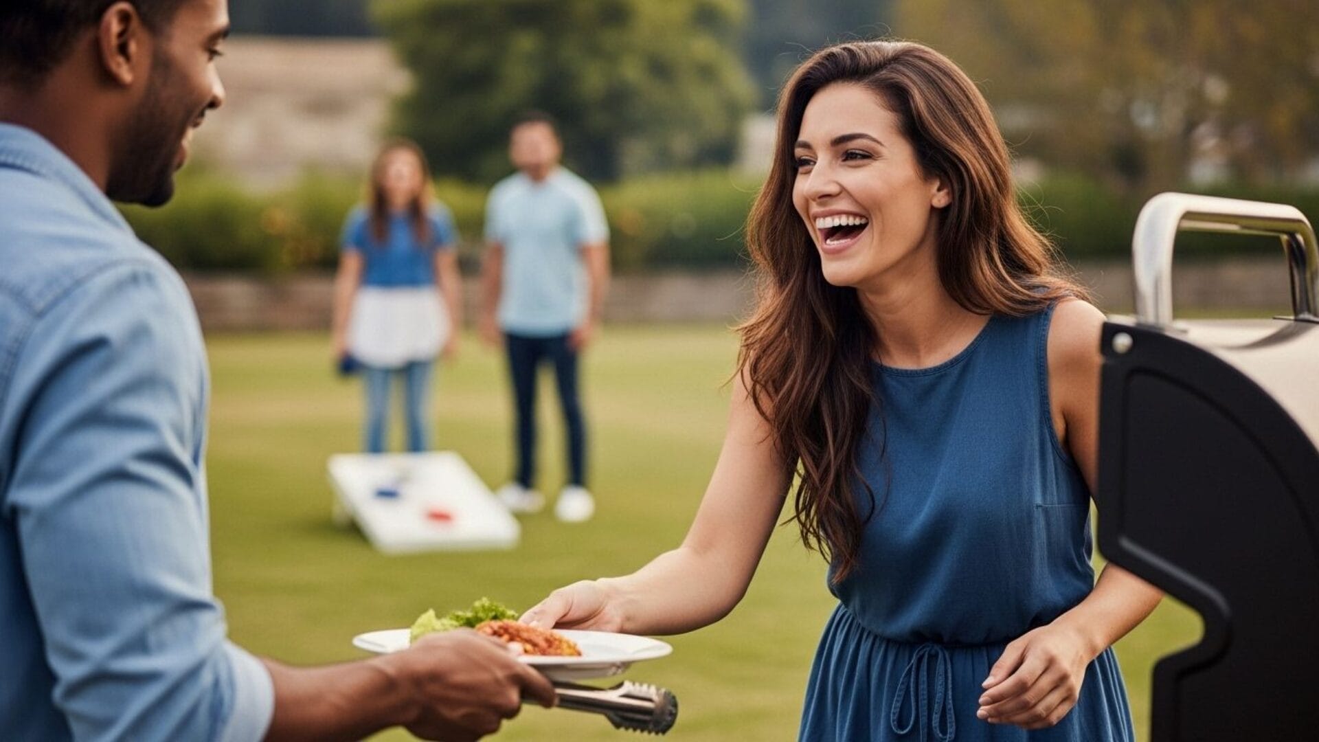 Combining teambuilding with leisure (BBQ + games)