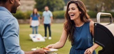 Combining teambuilding with leisure (BBQ + games)