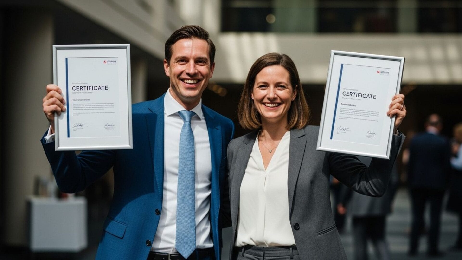 Corporate event licenses and certifications: UP Events credentials