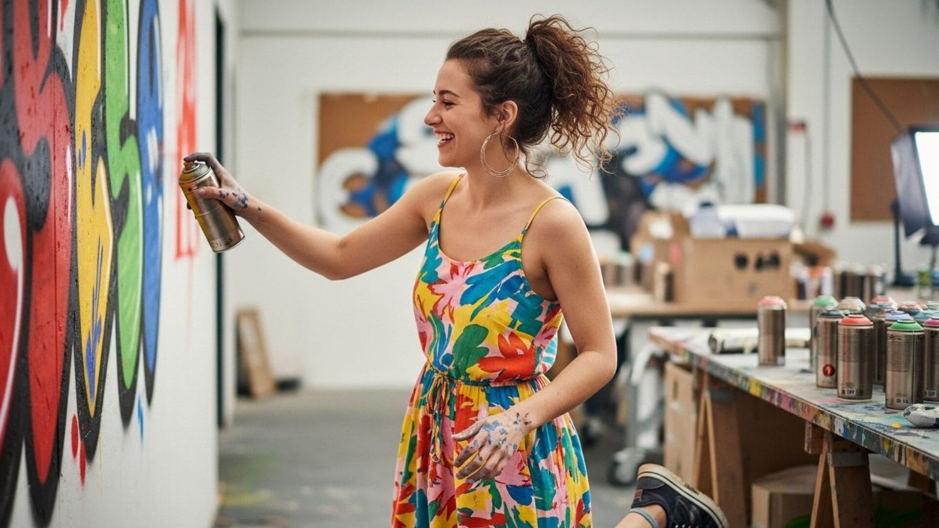 Exploring creative workshops: graffiti or cocktail workshop