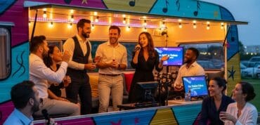 Karaoke Caravan corporate party concept explained