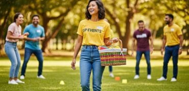 Organizing a Teambuilding Festival package at UP Events