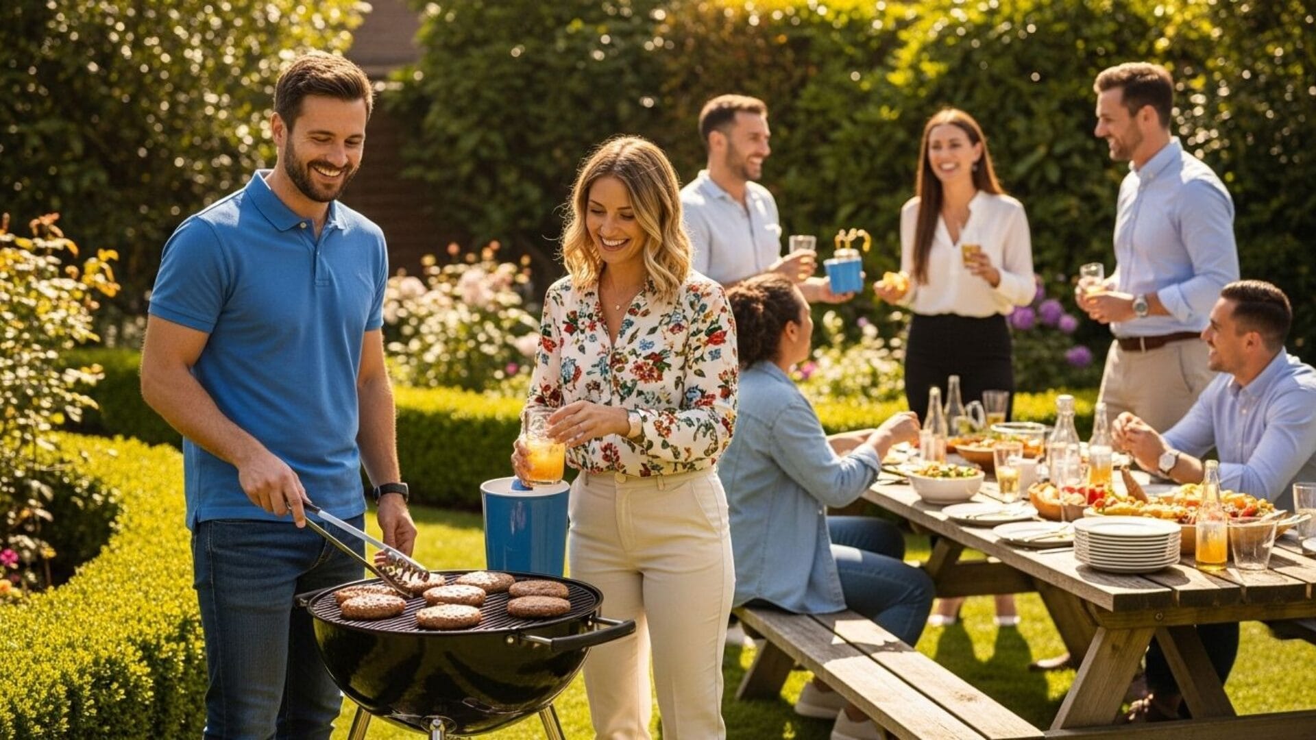 Planning a RELAXED business outing with BBQ and drinks