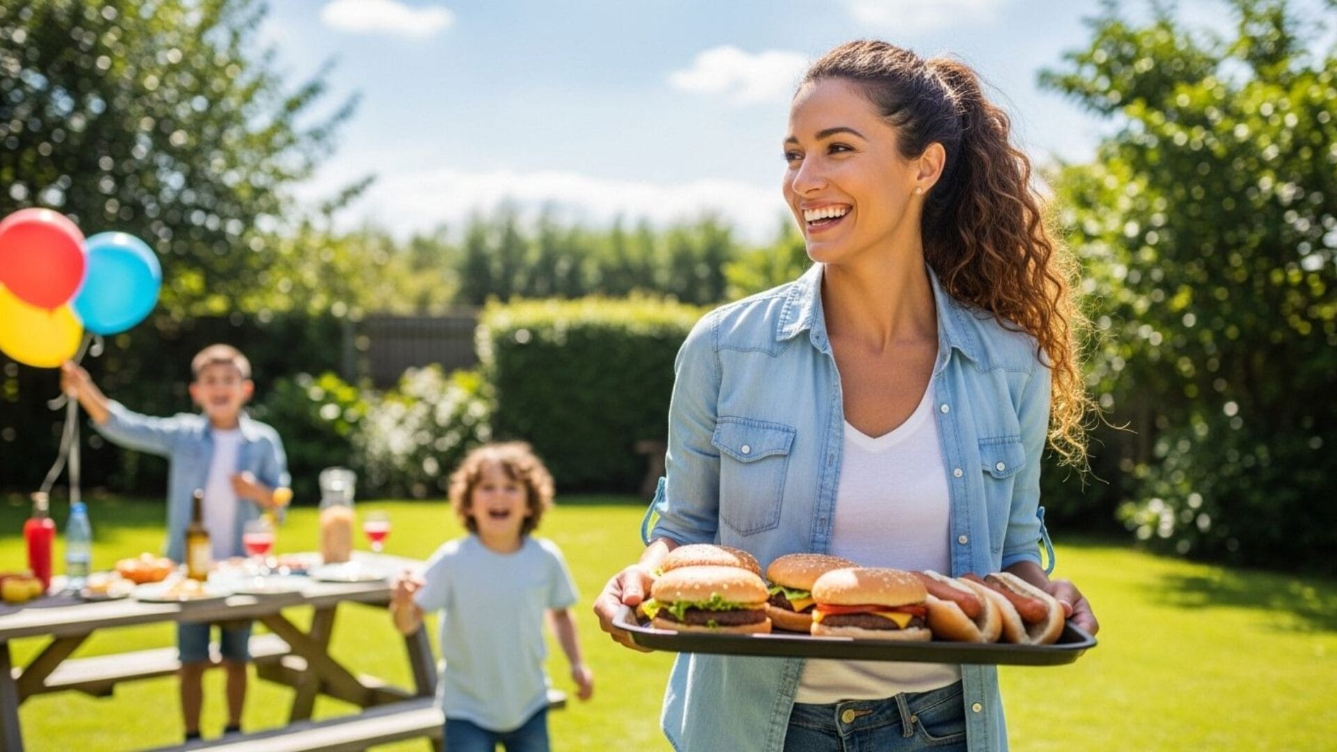 Planning a family BBQ day with play activities