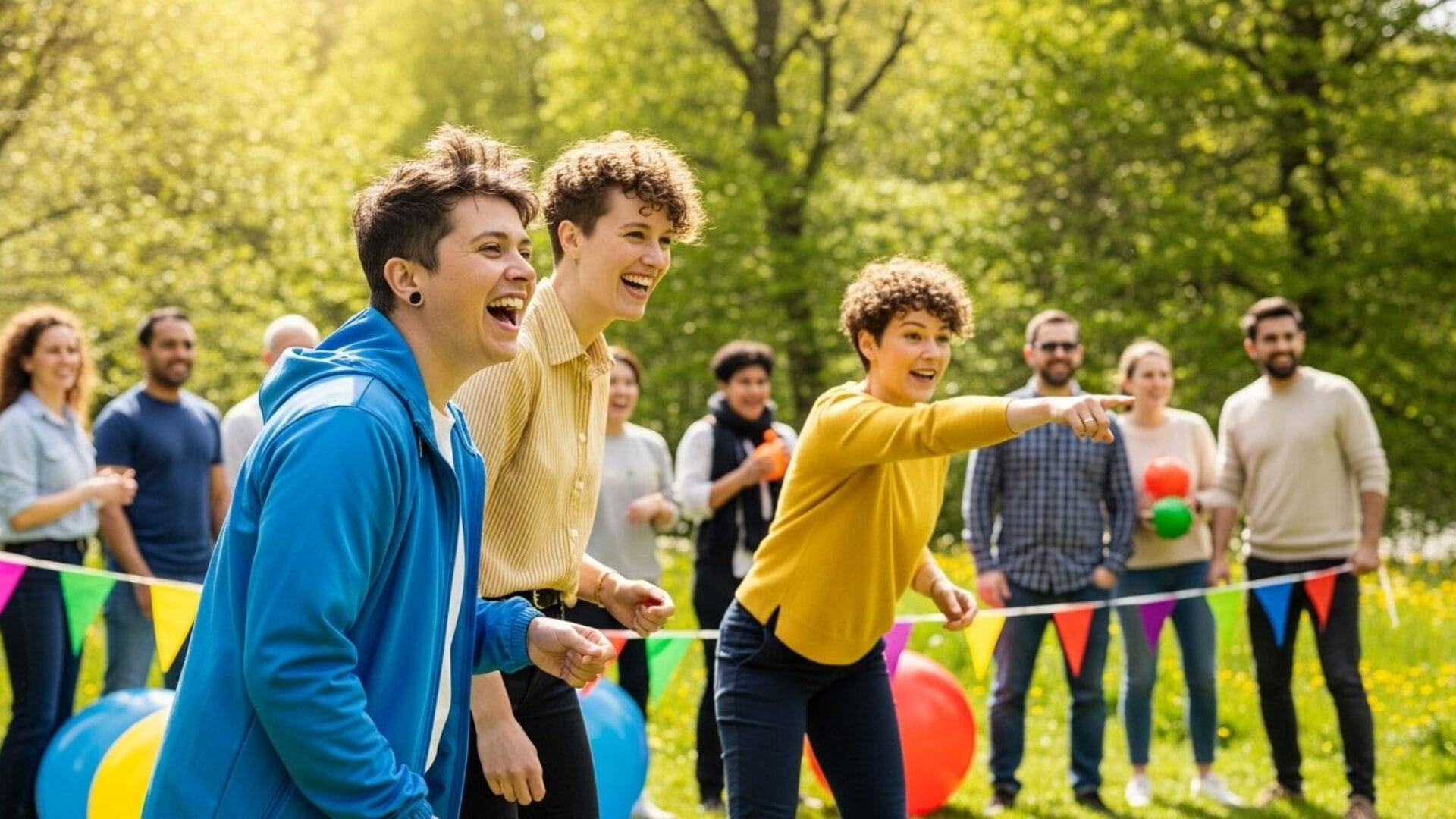 Tips for organizing outdoor company games at UP Events