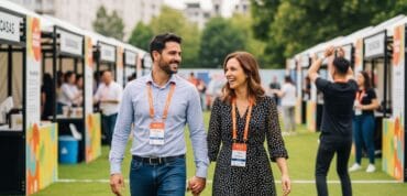 What's included in corporate festival package 1 and 2