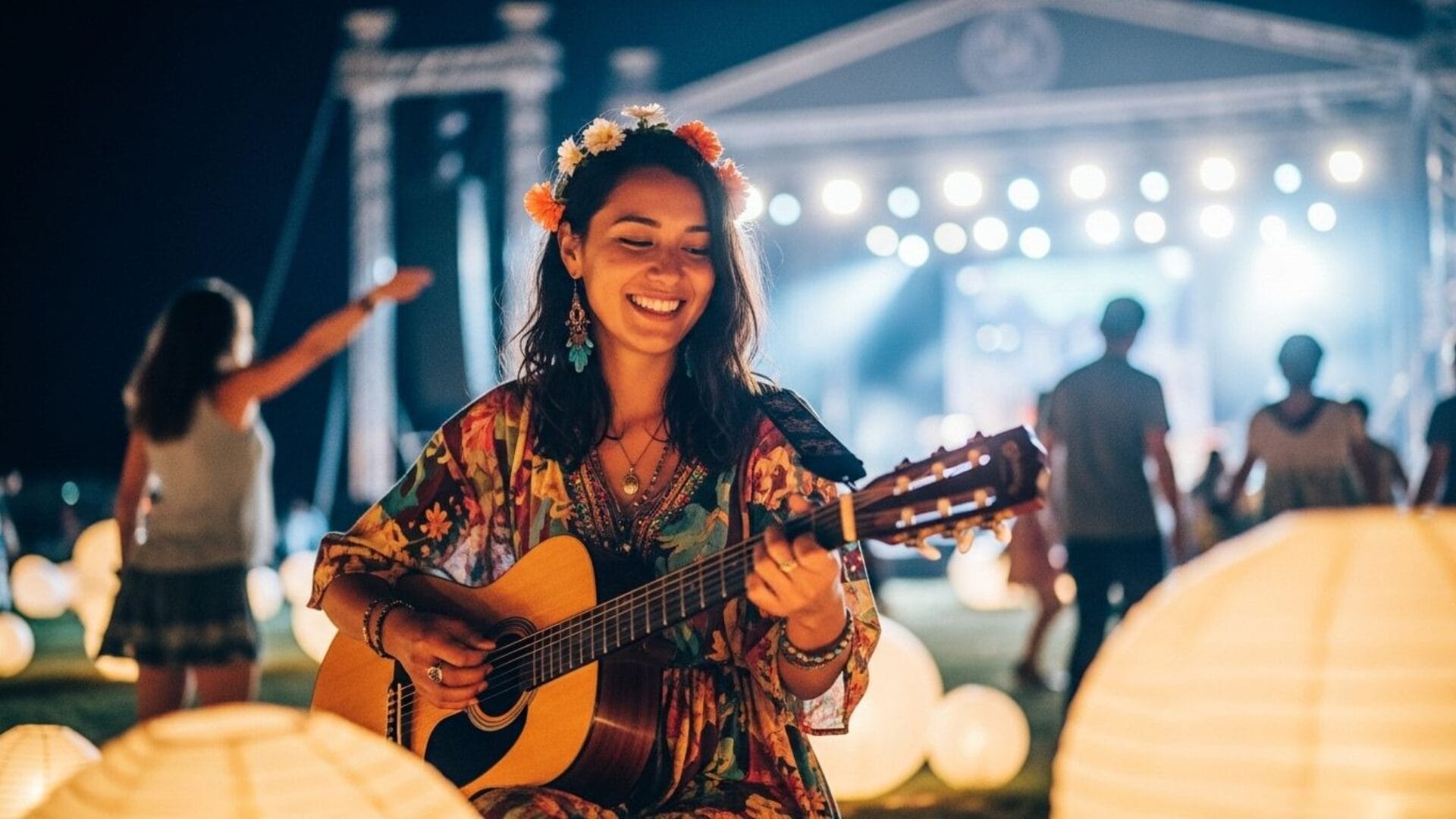 Customizing events with music and festival vibes